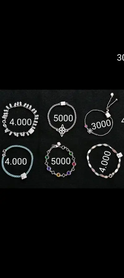 Pulseras de plata con diseños variados - miniatura 1