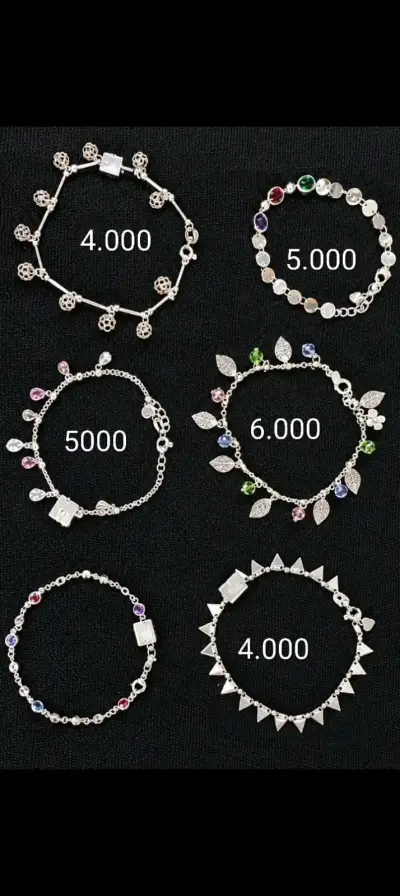 Pulseras de plata con diseños variados - miniatura 2