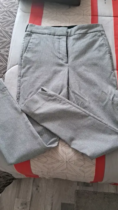 Pantalones de vestir a cuadros Mujer - miniatura 1