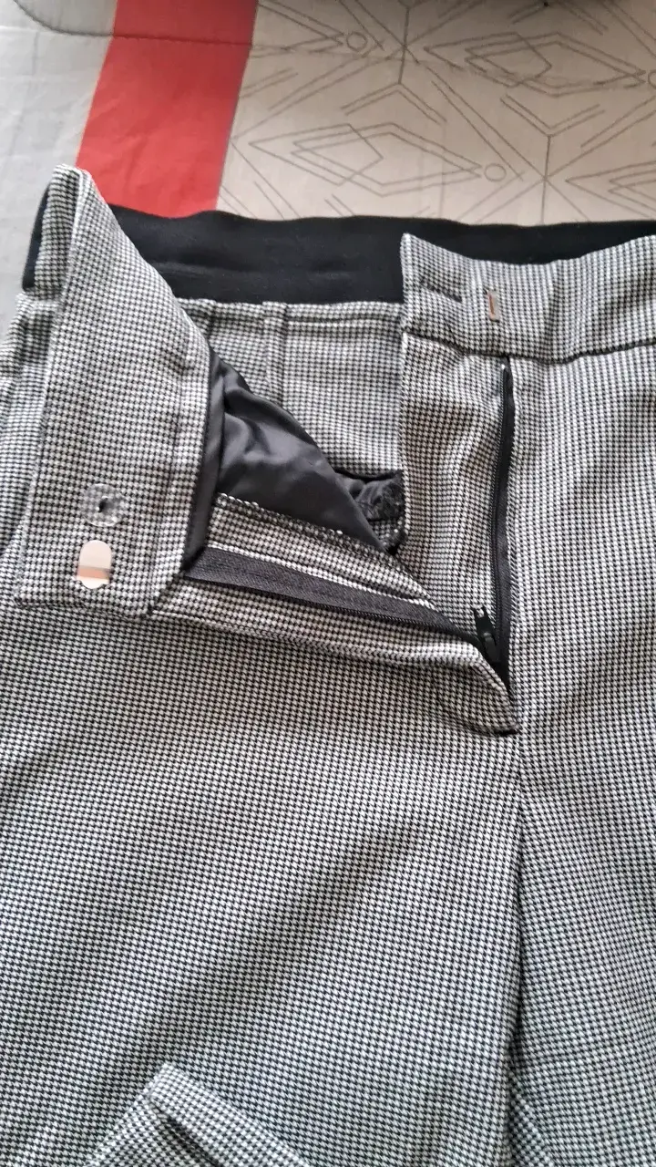 Pantalones de vestir a cuadros Mujer - 2
