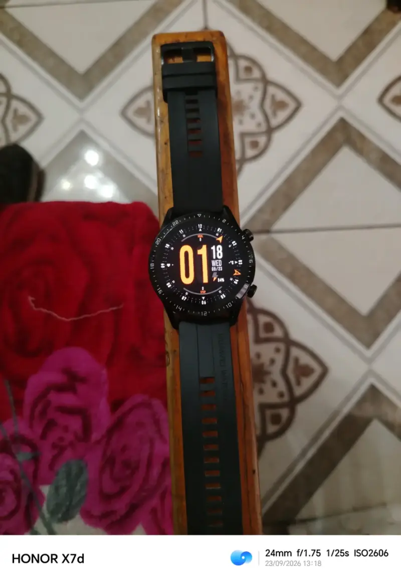 Smartwatch Huawei Watch GT con Correa Negra - 4