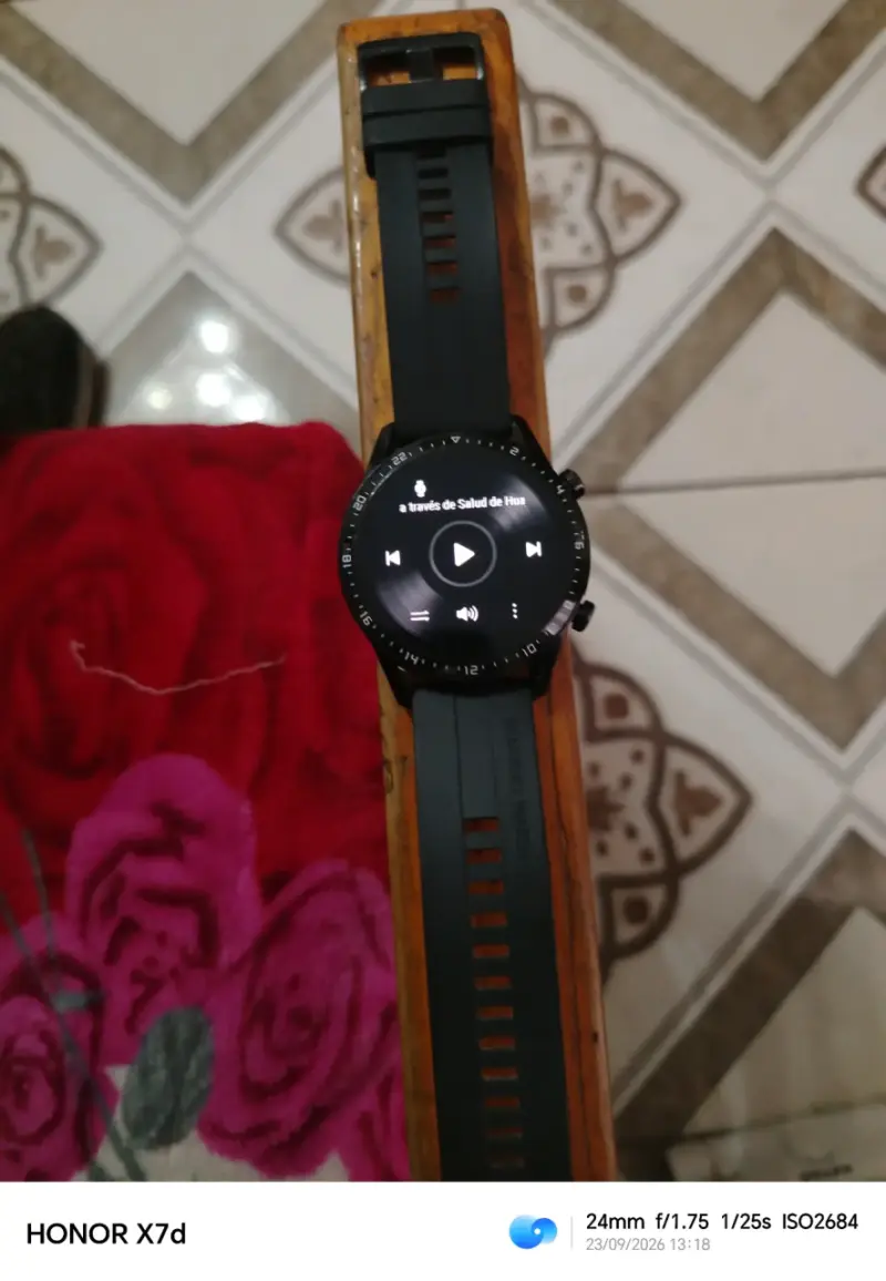 Smartwatch Huawei Watch GT con Correa Negra - 6