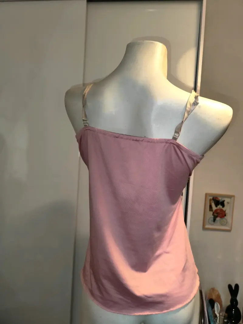 Polera Y2K rosada talla S - 4