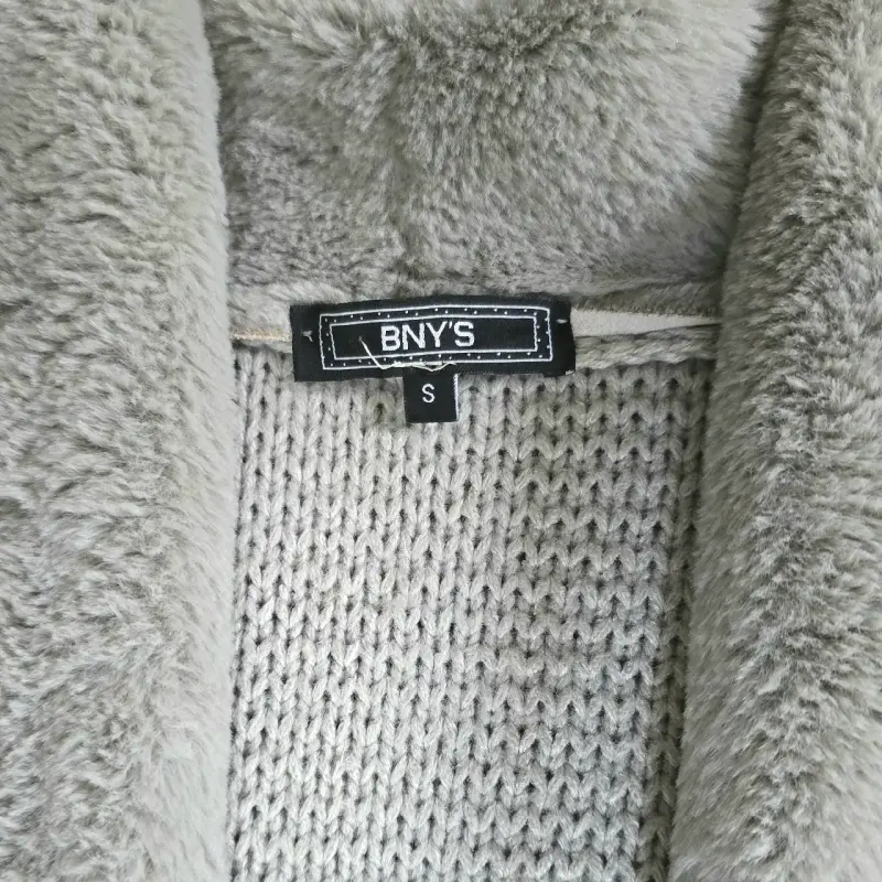 Cardigan BNY’S Gris Talla S con Solapa - 2