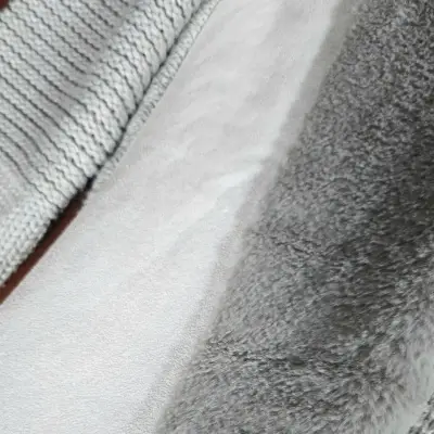 Cardigan BNY’S Gris Talla S con Solapa - miniatura 5