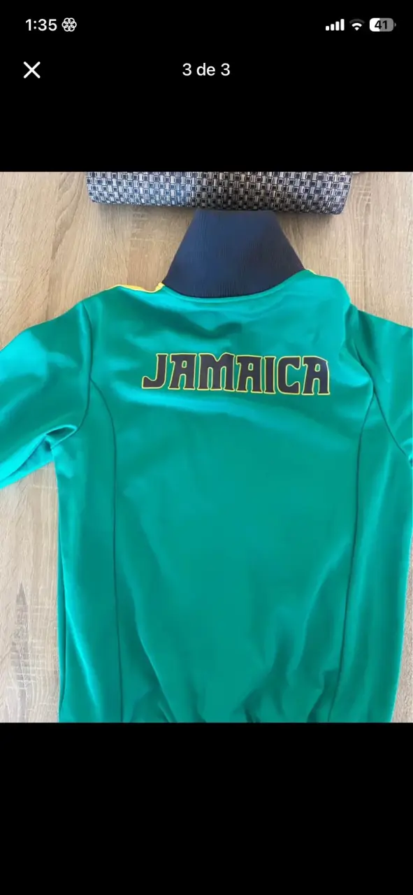 Chaqueta deportiva verde Adidas Jamaica - 2