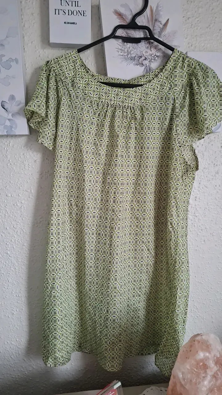 Vestido estampado verde Banana Republic talla XL - 1