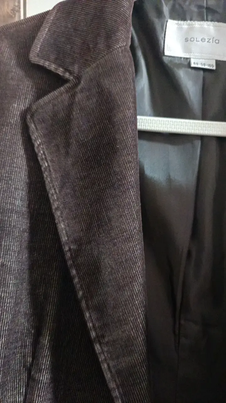 Blazer de Pana Marrón para Mujer Solezia - 2