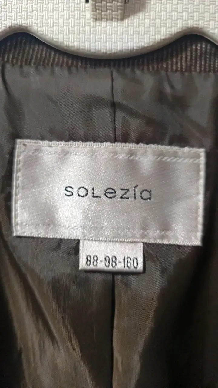 Blazer de Pana Marrón para Mujer Solezia - 3