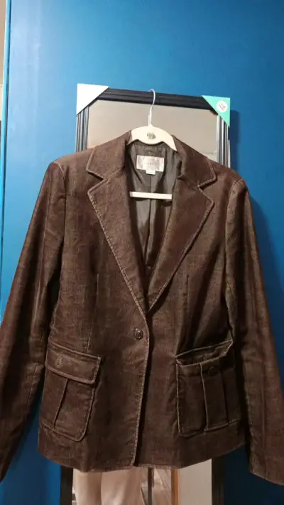 Blazer de Pana Marrón para Mujer Solezia - miniatura 4
