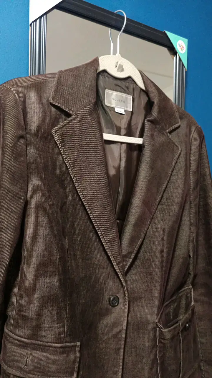 Blazer de Pana Marrón para Mujer Solezia - 5