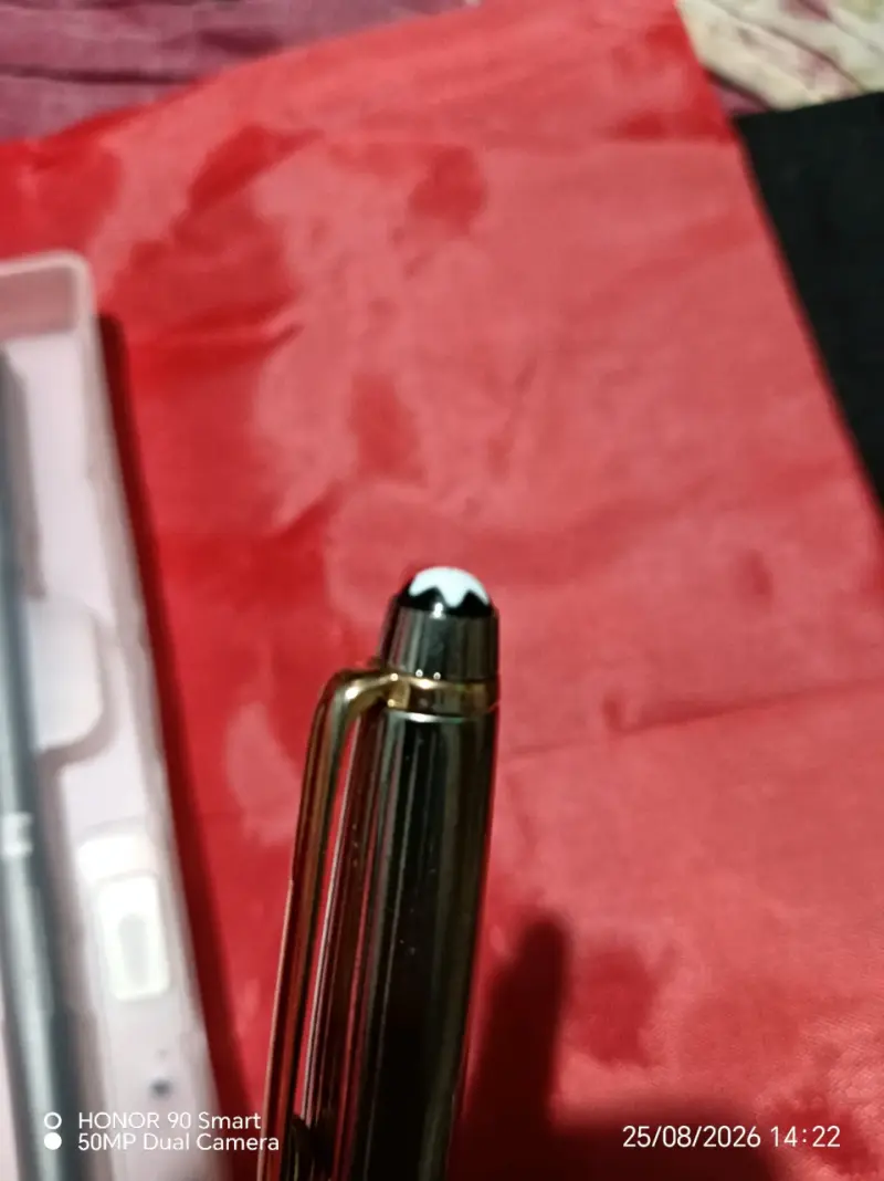 Pluma montblanc Meisterstück Solitaire de oroyplat - 3