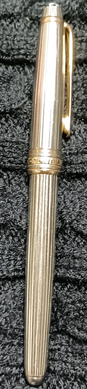 Pluma montblanc Meisterstück Solitaire de oroyplat - 6
