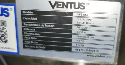 Freidora eléctrica Ventus de acero inoxidable - miniatura 6