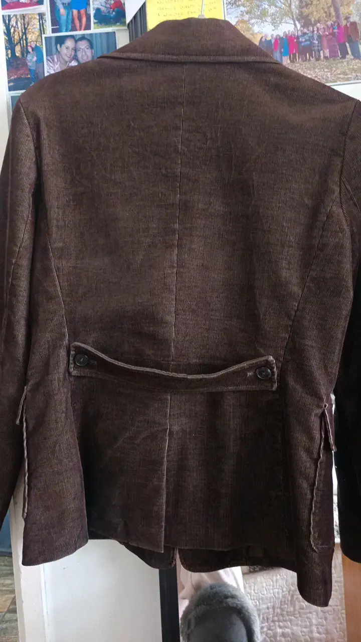 Blazer de Pana Marrón para Mujer Solezia - 6
