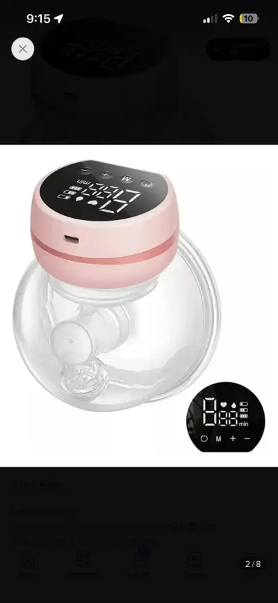 Extractor de Leche Eléctrico Portátil Rosa - miniatura 1
