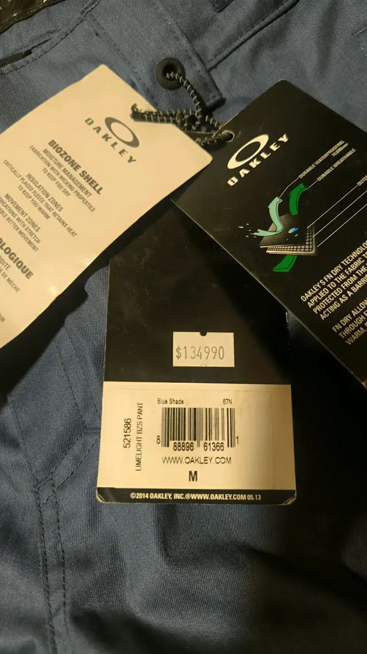Pantalones de esquí Oakley azul talla M - 4