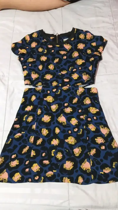 Vestido estampado animal print Foster talla M - miniatura 1
