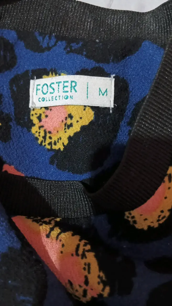 Vestido estampado animal print Foster talla M - 2