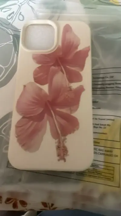 Funda para celular con diseño floral - miniatura 1