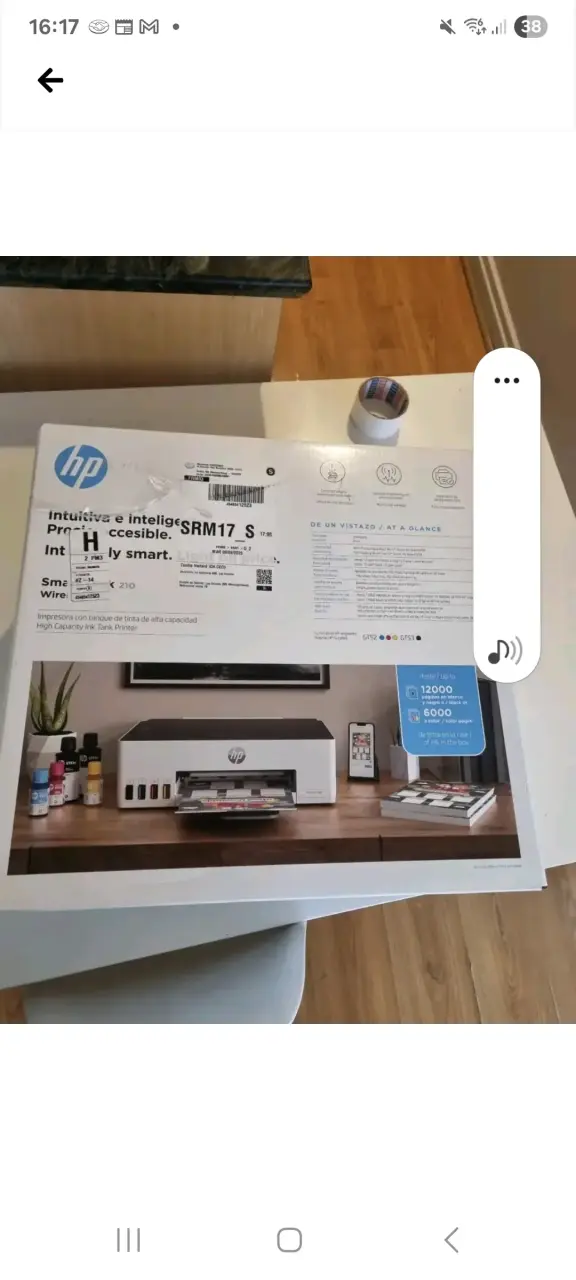 Impresora HP Smart Tank 210 con tanque de tinta - 2