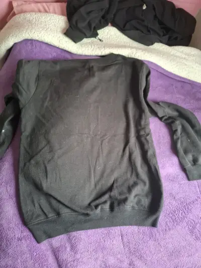 Polerón negro con logo AX para hombre - miniatura 2