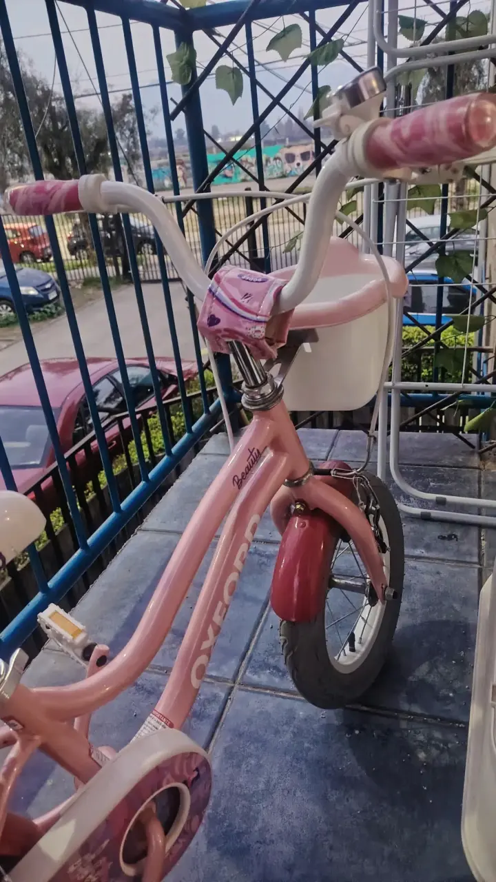 Bicicleta Infantil Oxford Beauty Rosado aro 12 1/2 - 2
