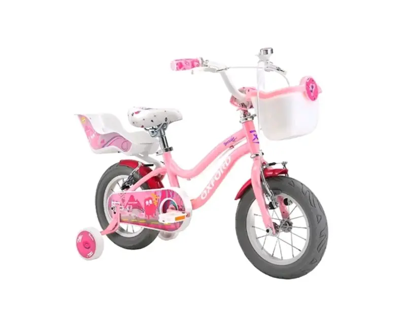 Bicicleta Infantil Oxford Beauty Rosado aro 12 1/2 - 5
