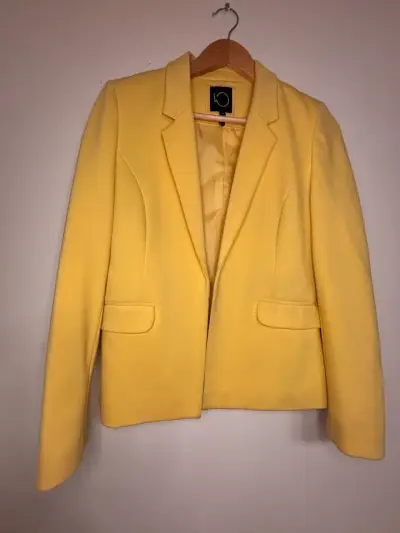 Blazer amarillo para mujer elegante - miniatura 1