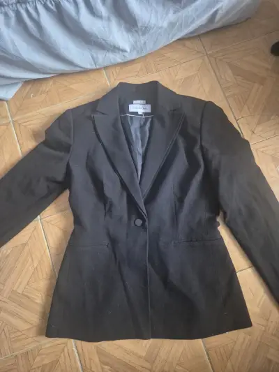Blazer negro Calvin Klein para mujer - miniatura 1
