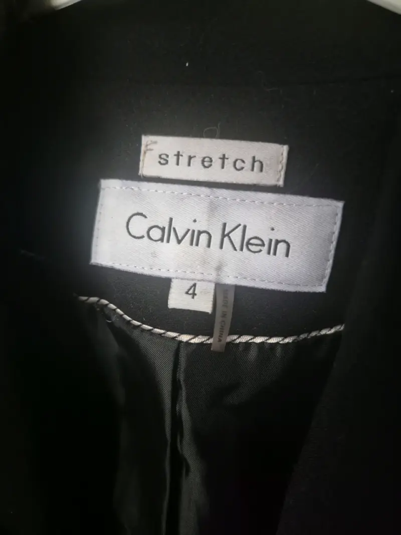 Blazer negro Calvin Klein para mujer - 2