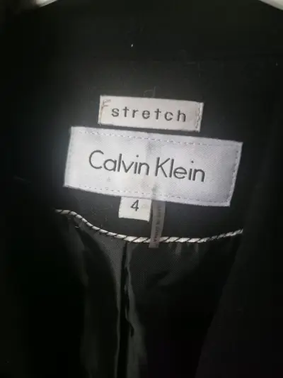 Blazer negro Calvin Klein para mujer - miniatura 2