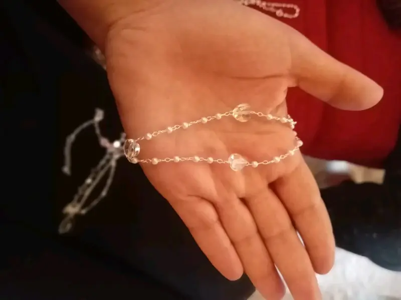 Pulsera de plata con diseño de estrellas - 3