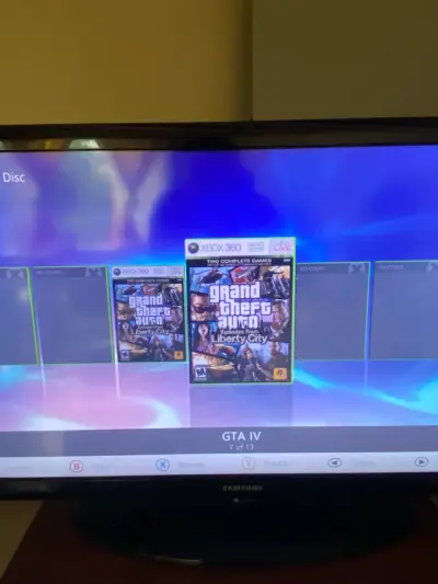 Consola Xbox 360 liberada con control y disco duro - miniatura 2