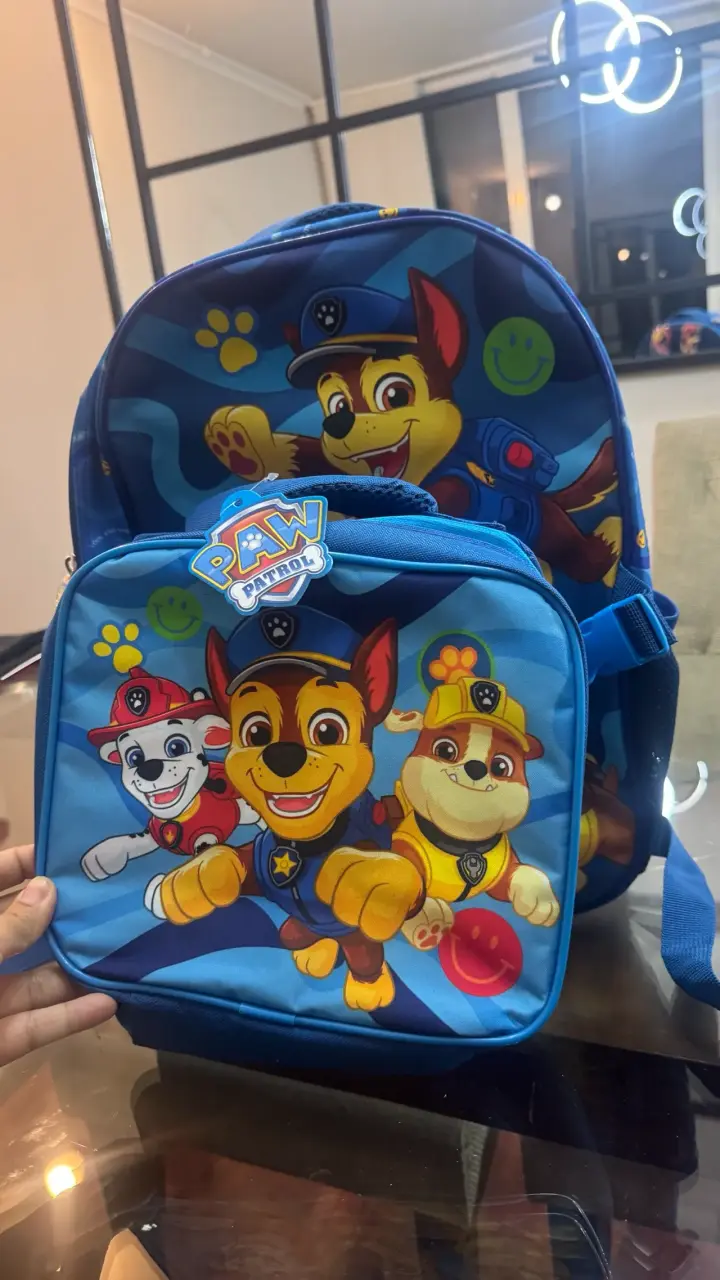 Mochila infantil Paw Patrol con diseño colorido - 1