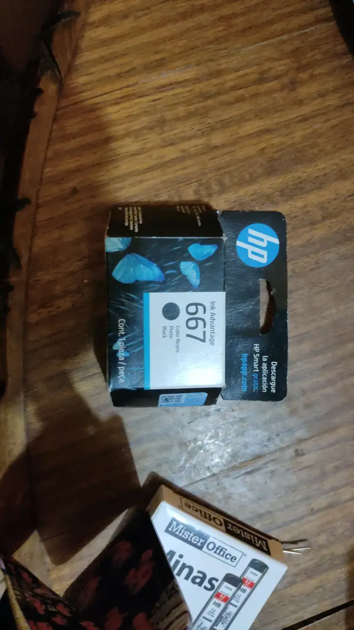 Cartucho de tinta HP 667 negro