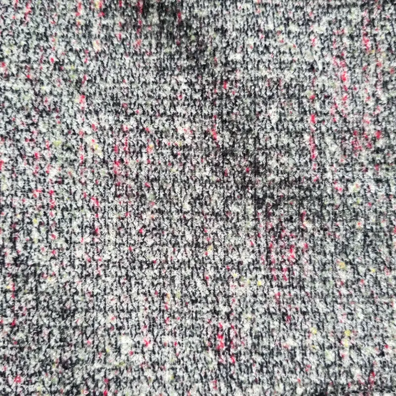 Chaqueta Biker UNITY Tweed Gris Talla S para Mujer - 4