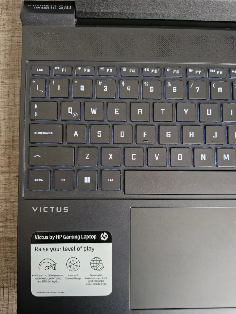 HP Victus 15 Gaming i5 / RTX 2050 / 16GB / SSD 512 - 4