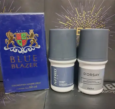 Set de colonia y desodorantes para hombre Avon Blue Blazer - miniatura 1
