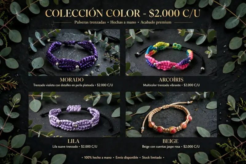 Collares y Pulseras Artesanales Merry Bisutería - 6