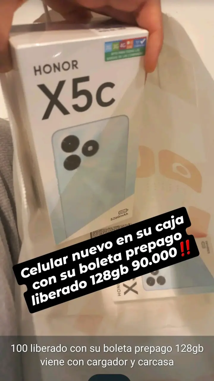 Celular Honor X5c nuevo con 128GB - 2