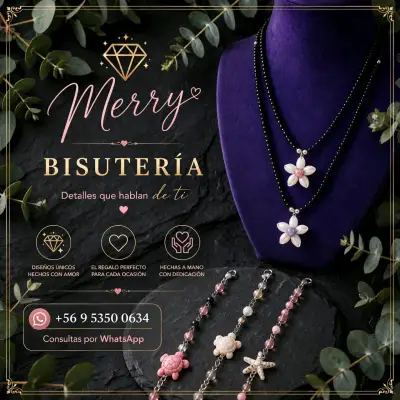 Collares y Pulseras Artesanales Merry Bisutería - miniatura 1