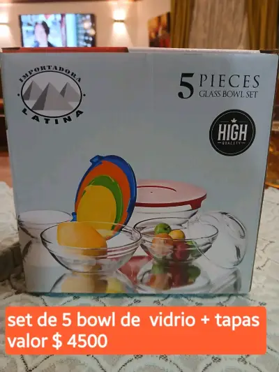Set de 6 vasos de vidrio Importadora Latina - miniatura 2