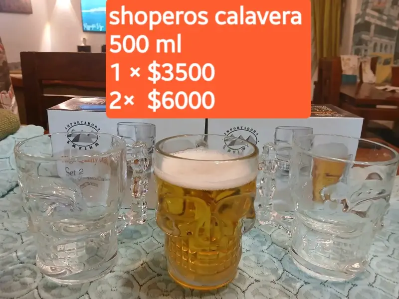 Set de 6 vasos de vidrio Importadora Latina - 4