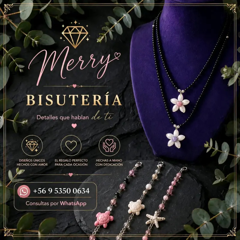Collares y Pulseras Artesanales Merry Bisutería - 1