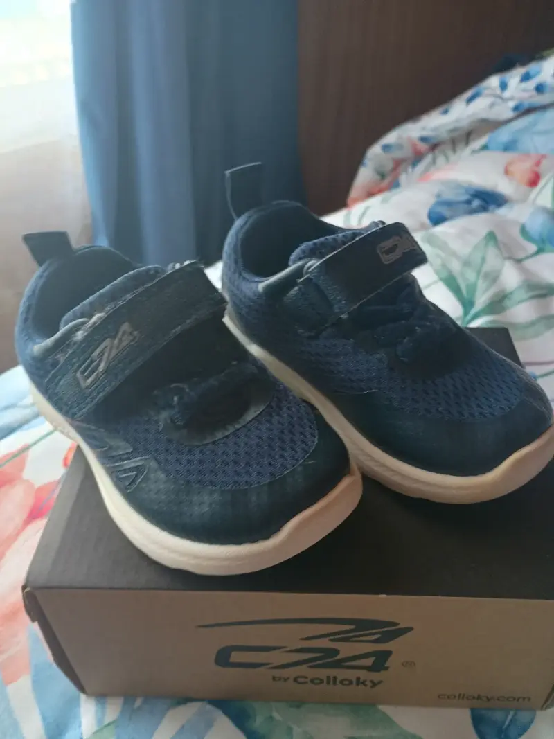 Zapatillas para niños azul Colloky talla 23 - 2