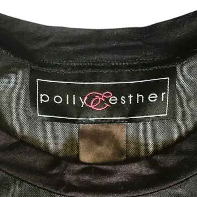 Polera Polly Negra Talla M de Malla Transparente - miniatura 3