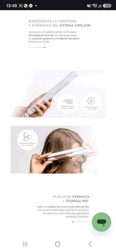 Plancha de Pelo Siegen Blume con Control de Temperatura - miniatura 6