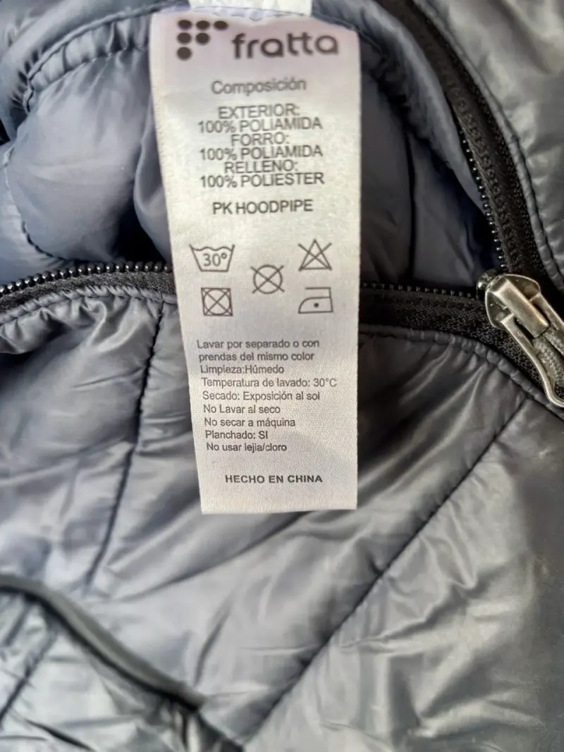 Chaqueta acolchada azul Fratta Sports - 4