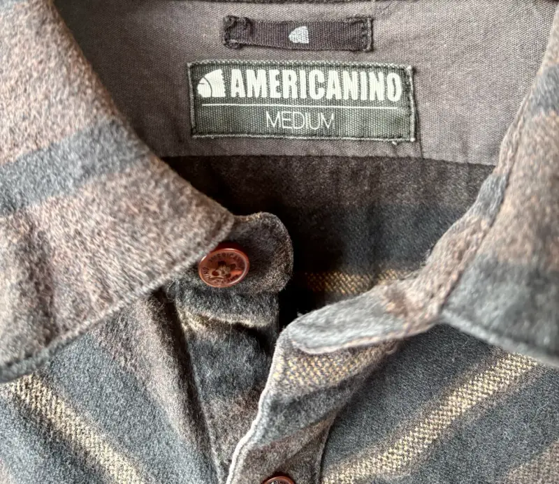 Camisa de franela a rayas Americanino - 3